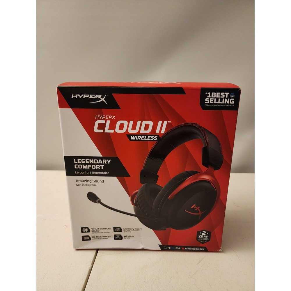 HyperX Cloud II - Wireless Over-Ear Gaming Headset Open Box